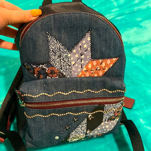 Coach Other - Coach mini denim backpack
